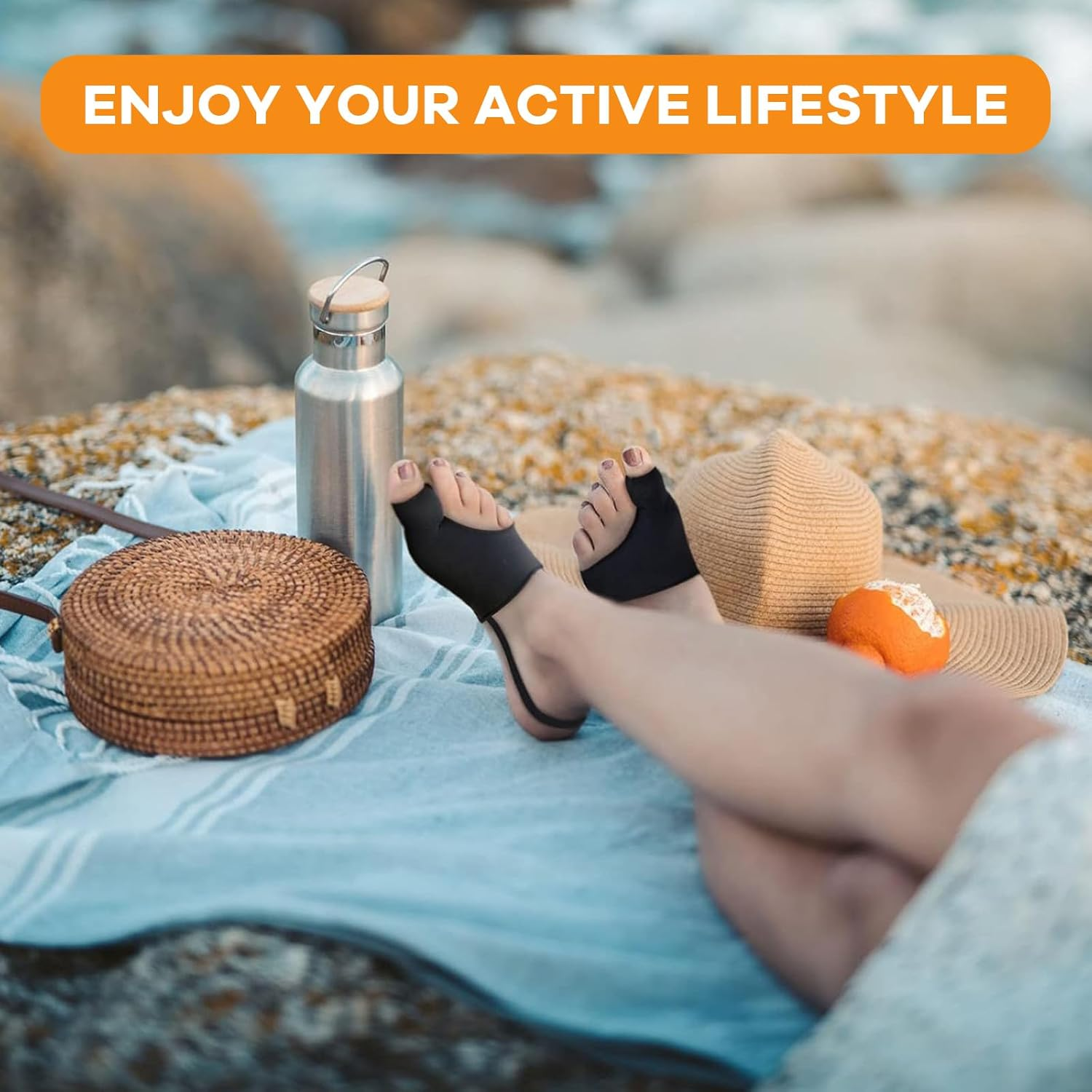 2-Pack Bunion Corrector for Women & Men &ndash; Adjustable Toe Straightener with Breathable Cushion, Hallux Valgus Support Splint for Day/Night Wear image number 5