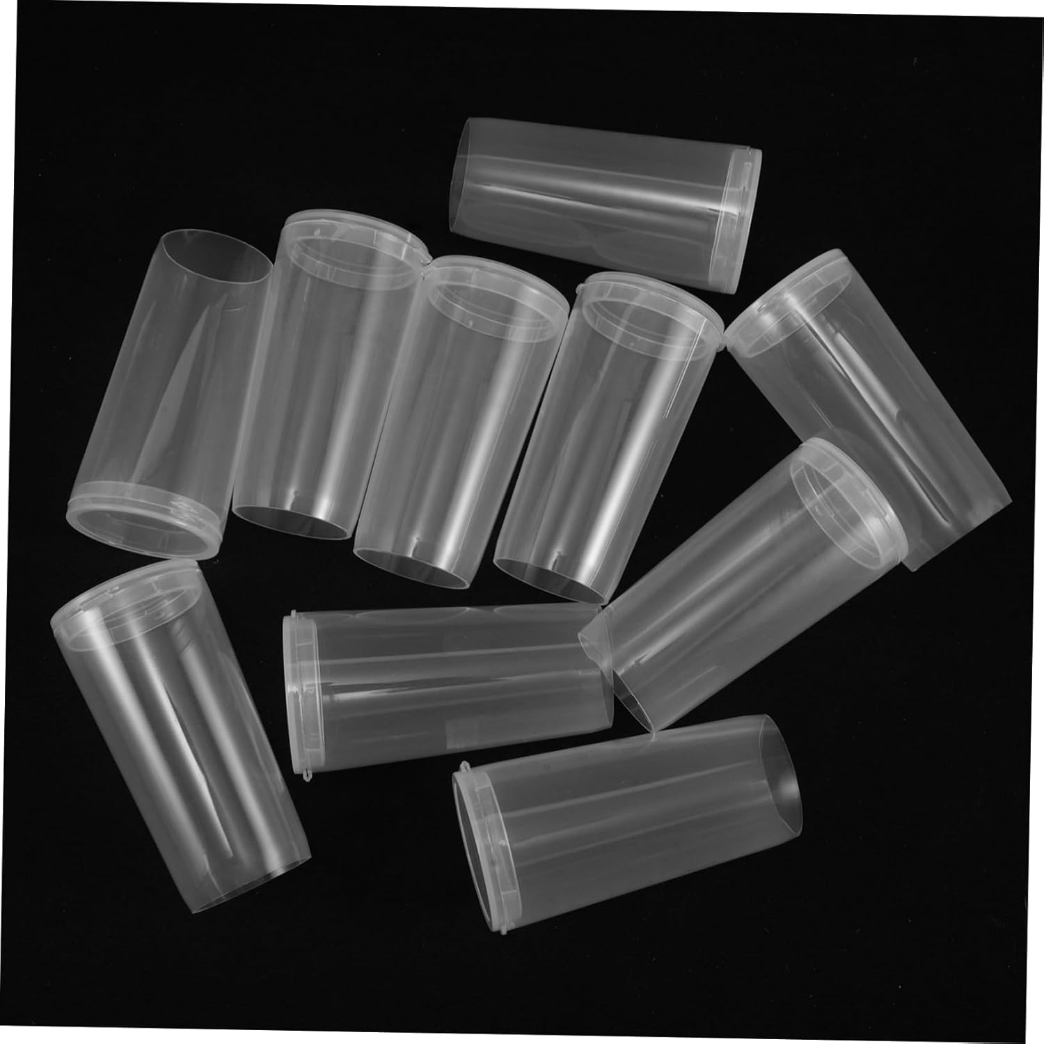 PACKOVE 10Pcs Transparent Makeup Brush Covers round Design Brush Protectors Versatile Holder for Cleanliness and Maintenance for Household and Art Tools image number 4