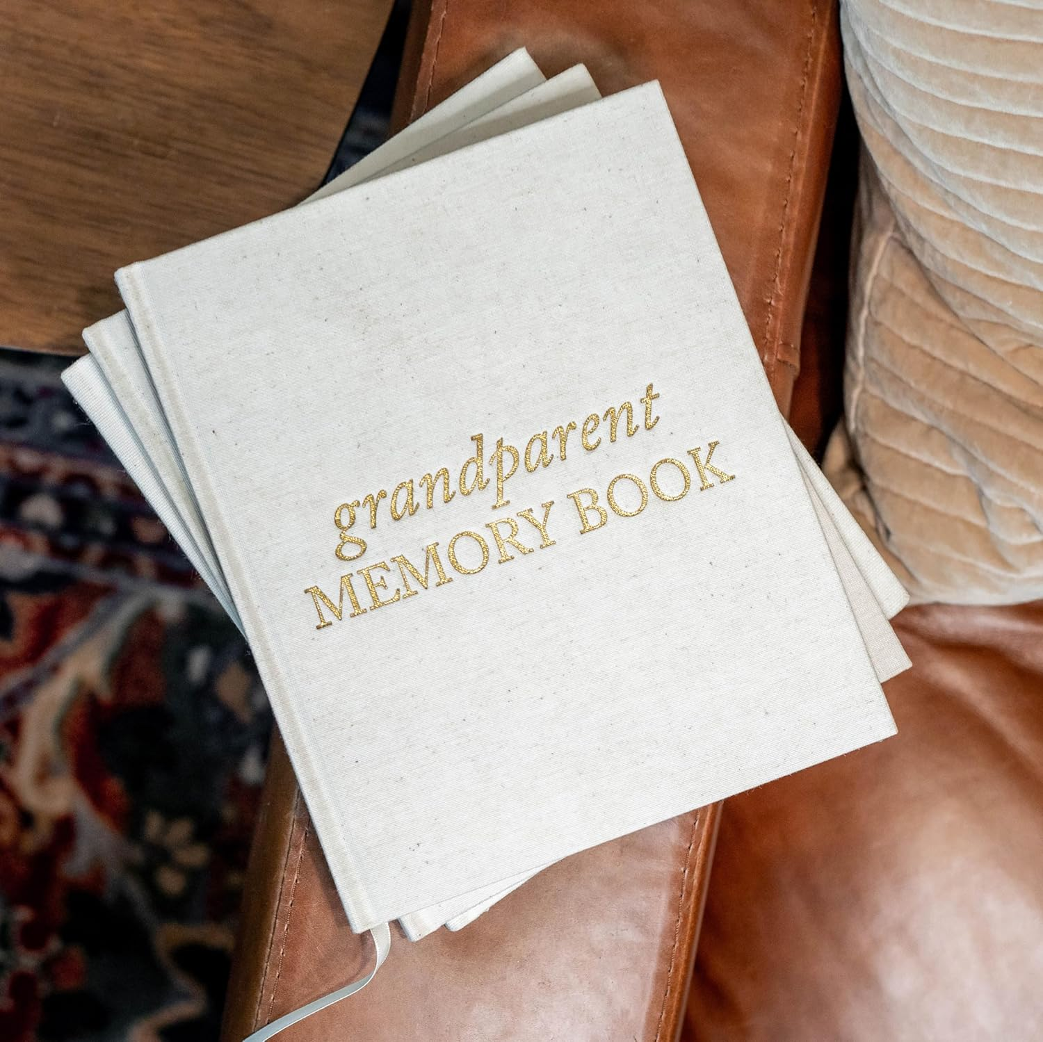 Grandparents Book by Duncan & Stone (Ivory, 72 Pages), Grandma Book Memory Journal - Legacy Journal for Grandpa & Grandma Memories - Ideal Grandpa Gift or Grandmother Gift image number 6