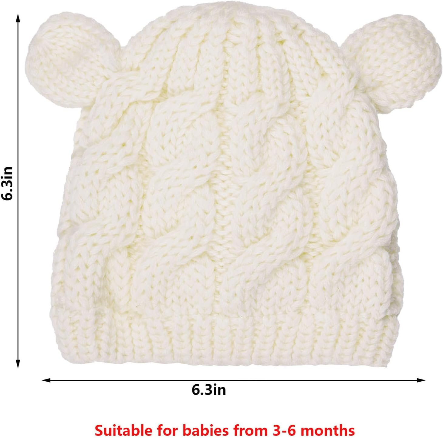 UYIOYO Newborn Winter Beanie Hats and Gloves
