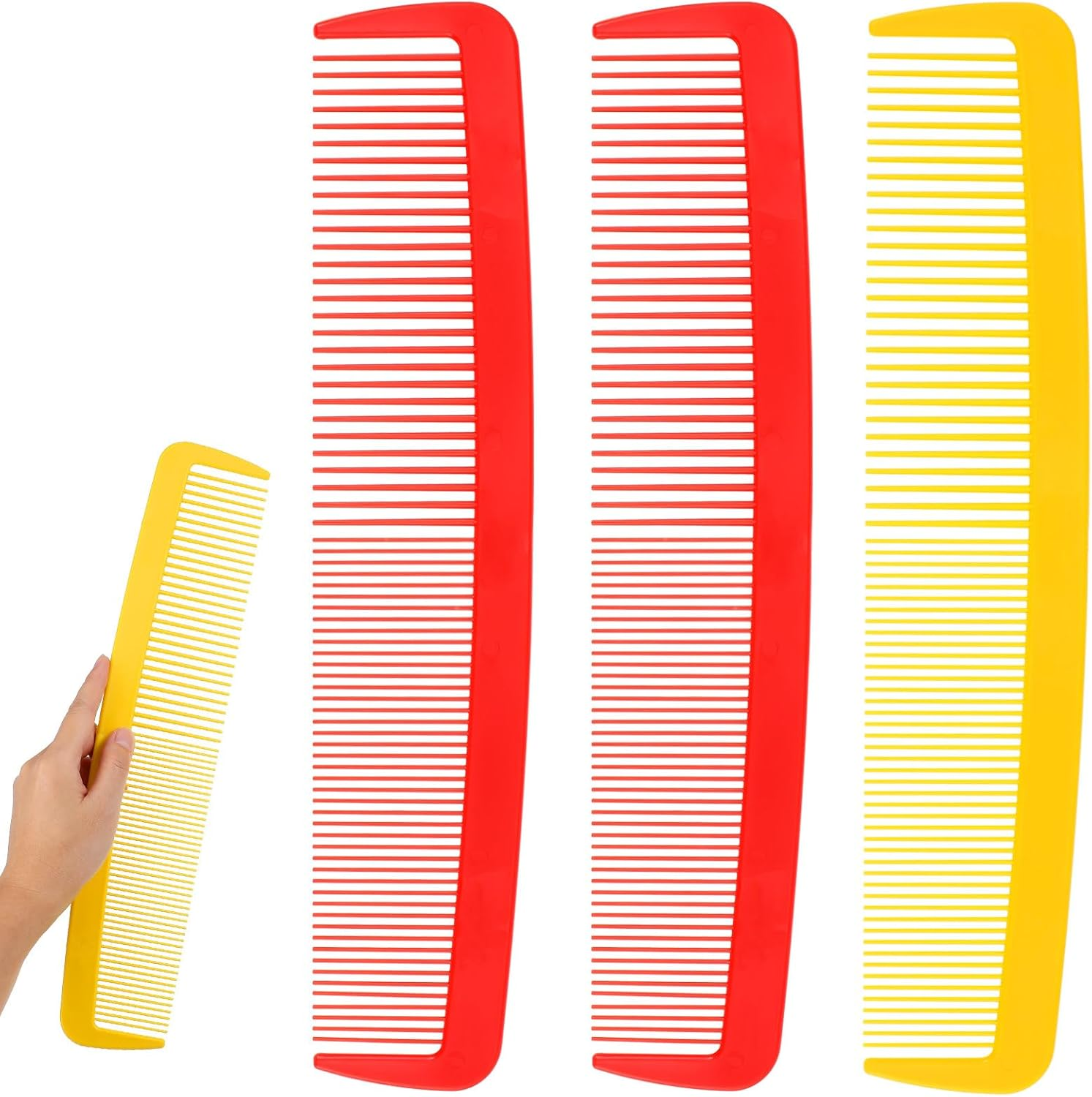 BESPORTBLE Giant Man Big Comb: 3Pcs Halloween Funny Giant Comb, Hair Comb for Women Men, Funny Make up Wide Tooth Comb image number 6