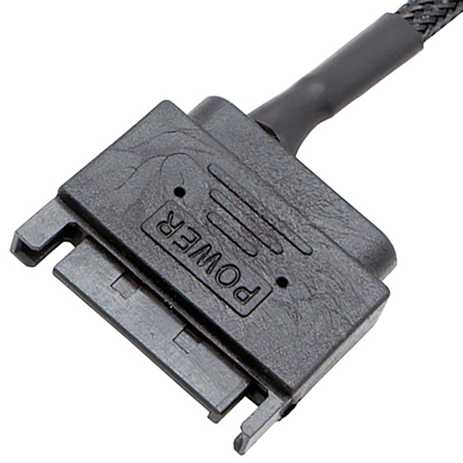 Tunghey 2Pack SATA to 2-Way Fan Splitter Adapter Cable - Sleeved Braided Y Splitter for Computer Case PC 3/4 Pin Extension Power Cable - SATA to Fan Converter 27Cm (1To2) - 1To3 image number 2