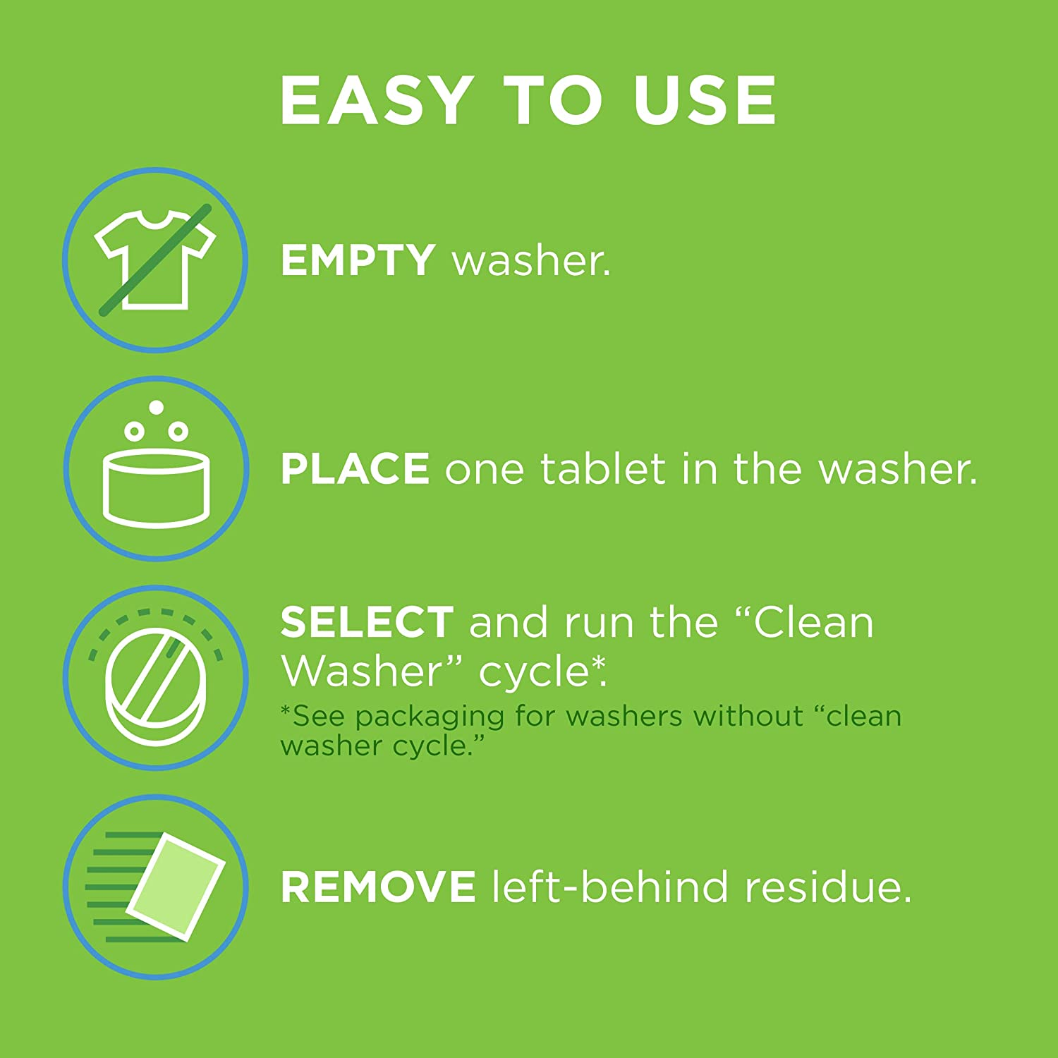 Whirlpool - Affresh High Efficiency Washer Cleaner 3-Tablets 4.2 Ounce image number 1