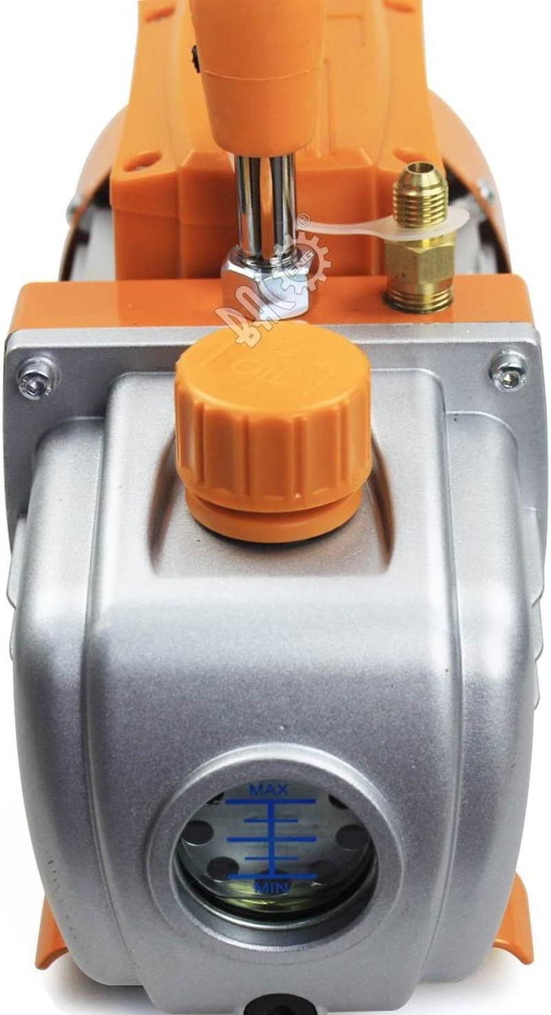 BACOENG 3 CFM Single Stage Vacuum Pump 240V for Air Conditioning Refrigeration HVAC image number 1