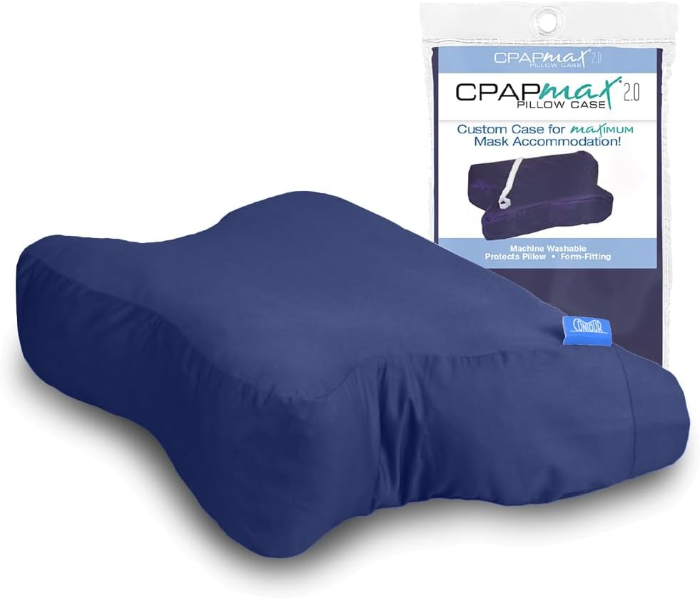 Contour Products CPAP Max Pillow Case, Navy Blue image number 4