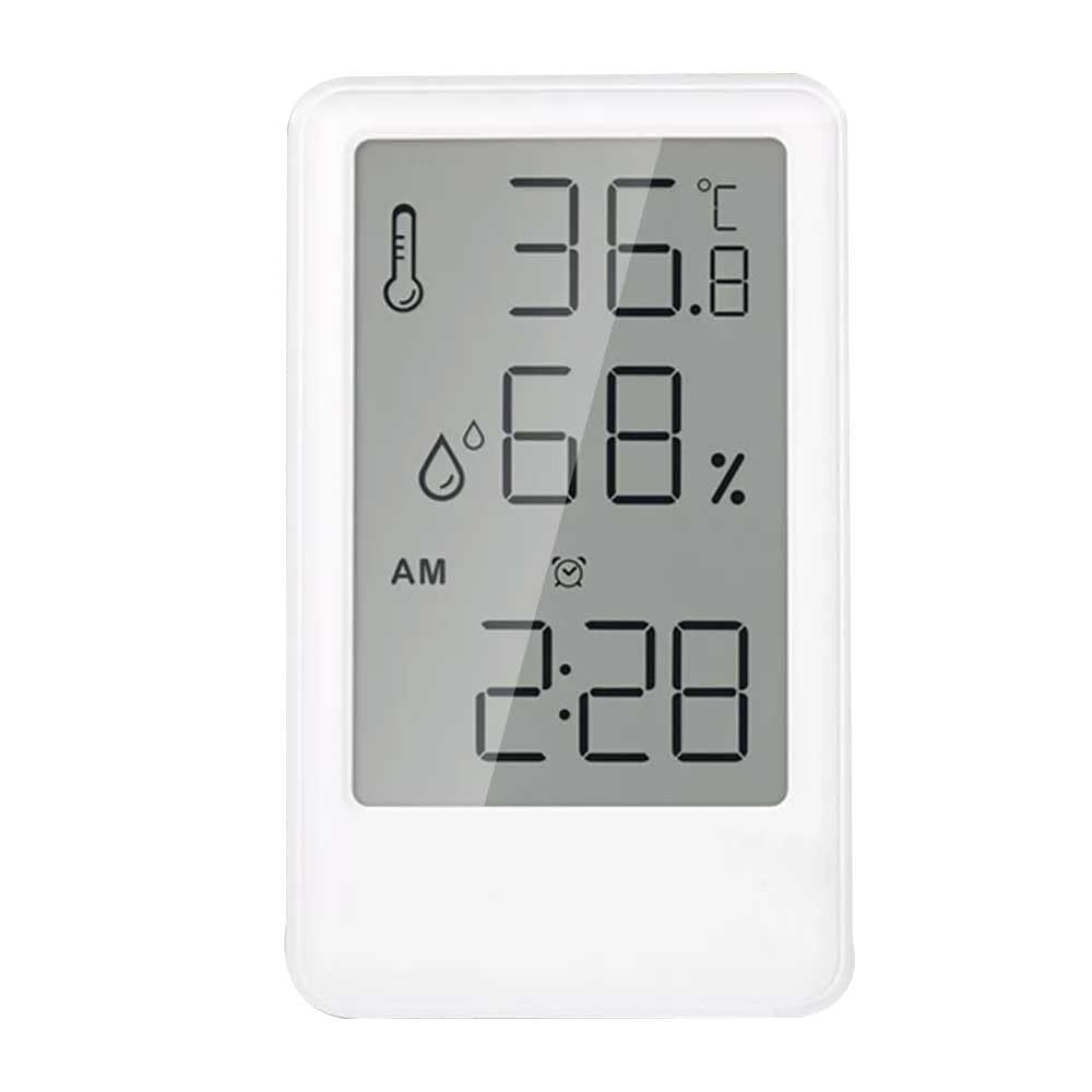Digital Hygrometer Thermometer, Room Humidity Meter, Temperature Meter Maximum Minimum Recording Temperature Digital Display (Black)