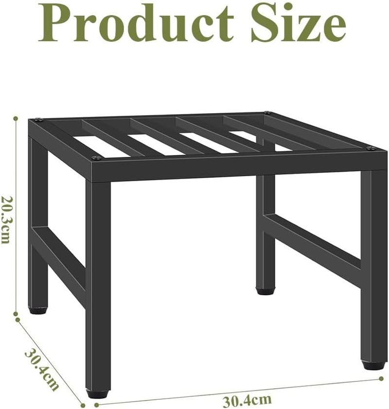 2 Pack Plant Stand,Metal Pedestal Stand,Flower Plant Stool,Iron Flower Stand Display Planter Shelf,For Indoor Plants,Home,Livingroom,Bedroom,Sturdy,Black image number 4