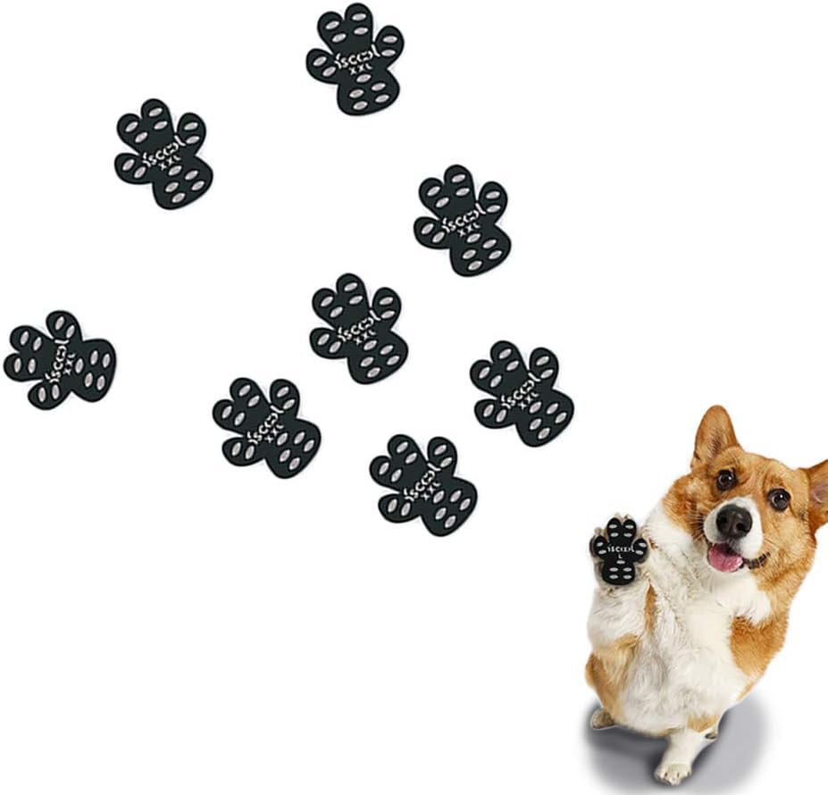 8 Hojas Dog Paws Self Adhesive - Travel Dog Paw Protector, Pet Paw Pad, Walking Dog Shoes, Avoid Injured Scalds for Outdoor Activities image number 5