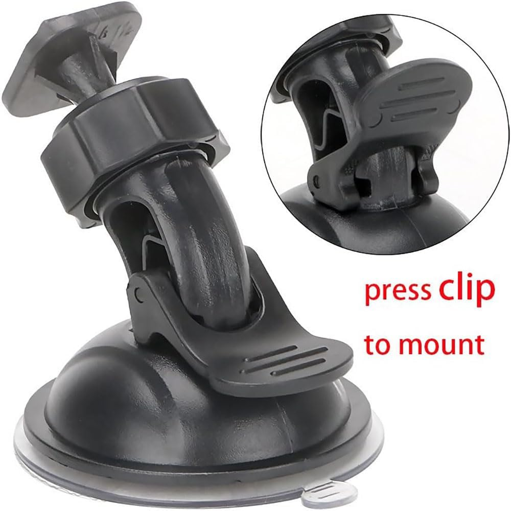2 Pcs Dashcam Suction Cup Mount for Car, Universal Windshield Holder Compatible with Navman Dash Cameras and Most Vehicle Cameras, Adjustable 360&deg; anti Shake Secure Mount. image number 3