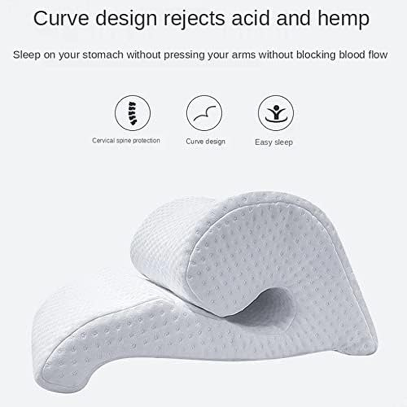 Multi-Function Cushion, Durable Memory Foam Pillow Neck Pad Soft Back Lumbar Support Comfort Seat Cushion Knee Support Pillow for Relieves Pressure/914 image number 6