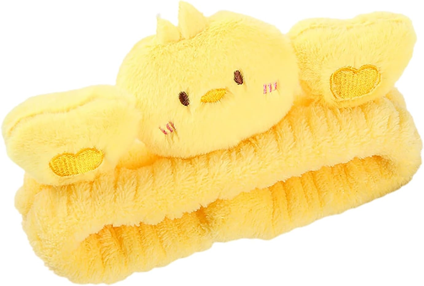 Generic Lady Hair Band Anti-Slip Panda Jogging Bathing Head Wrap Face Washing Fluffy Blue