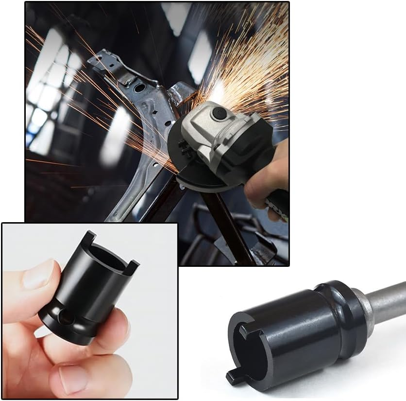 4X 1/2 Angle Grinder Socket Wrench Metal Angle Grinder Pressure Plate Removal Sleeve Power Tool for Auto Car Repair Maintenance Household Tool image number 1