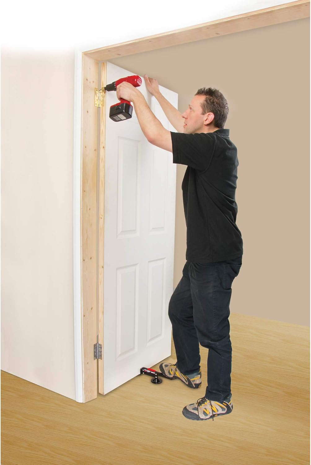 Trend Swivel-Type Door and Board Lifter, Hands-Free Support for Your Projects, Black, D/LIFT/B image number 2