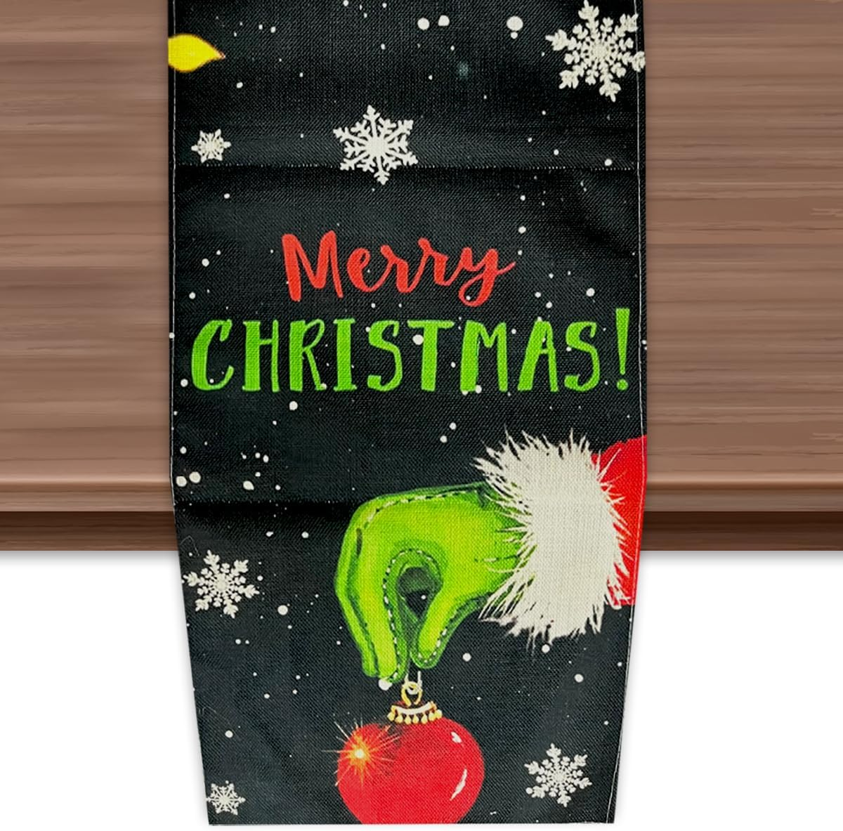 BEZANU Christmas Table Runner, Christmas Dining Table Decoration for Home Party Decor (33 X 183Cm/13 X 72In) image number 2