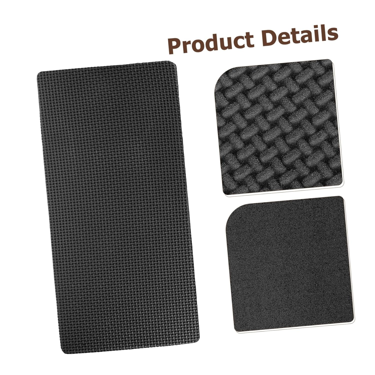 Milisten 2Pcs Garden Kneeling Pads for Gardening and Exercise, Eva Soft Knee Cushions Small Portable Non-Slip Mats for Outdoor Work and Yoga, Black image number 2