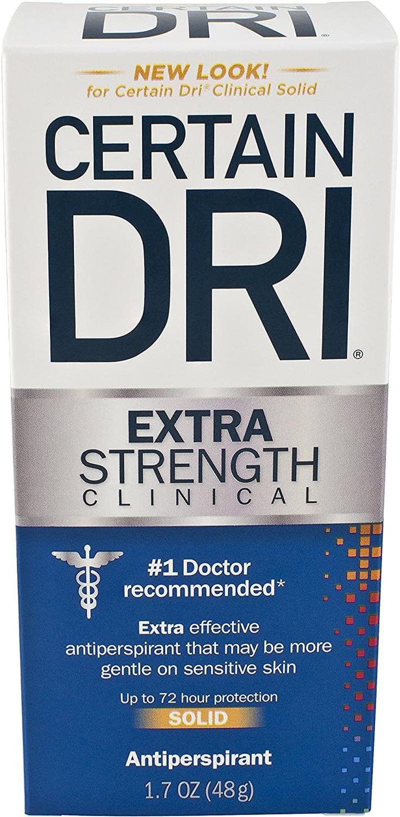 Certain Dri Antiperspirant Solid for Excessive Perspiration-1.7 Ounce, 2 Pack