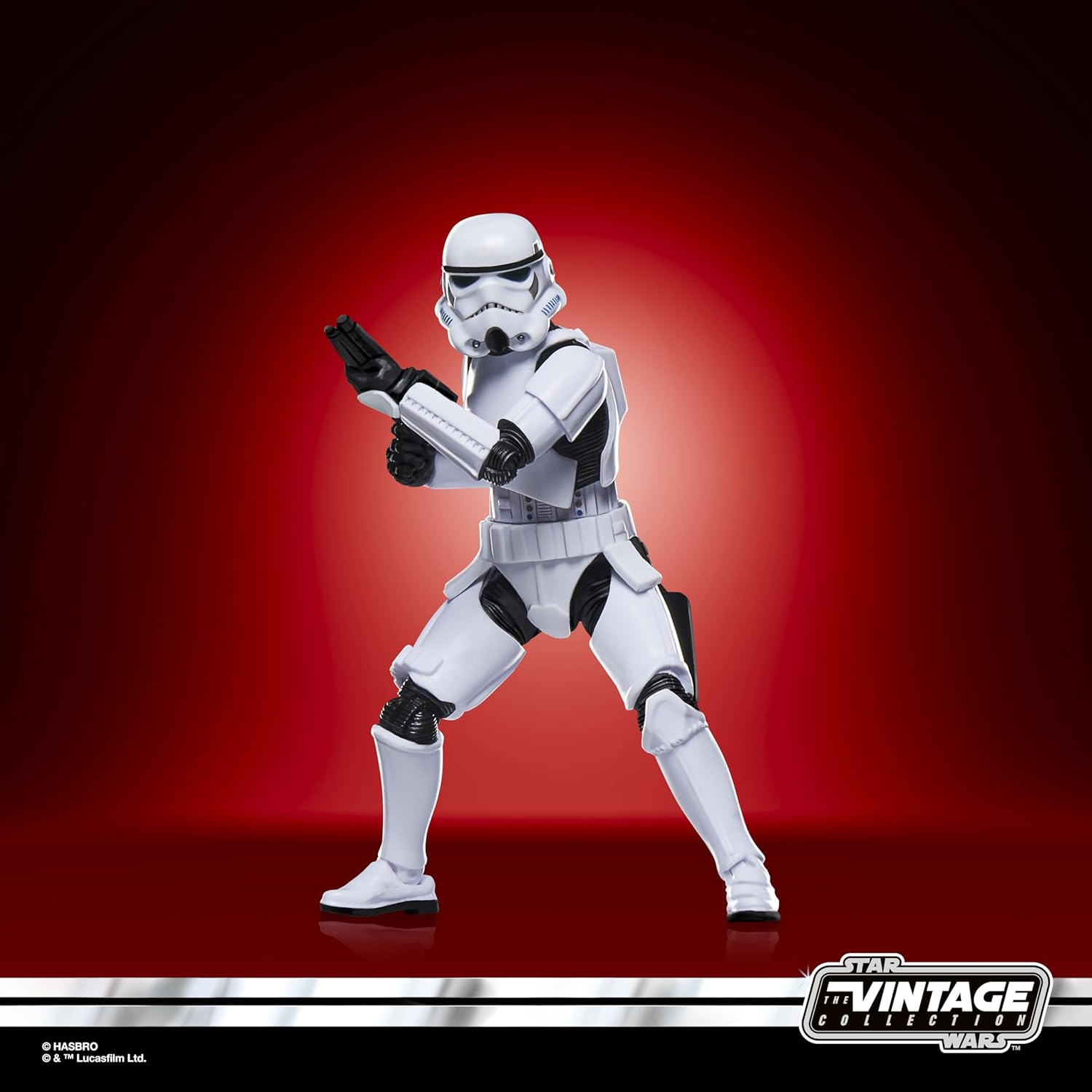 Star Wars the Vintage Collection Stormtrooper, Star Wars: a New Hope Premium 3.75 Inch Collectible Action Figure image number 4