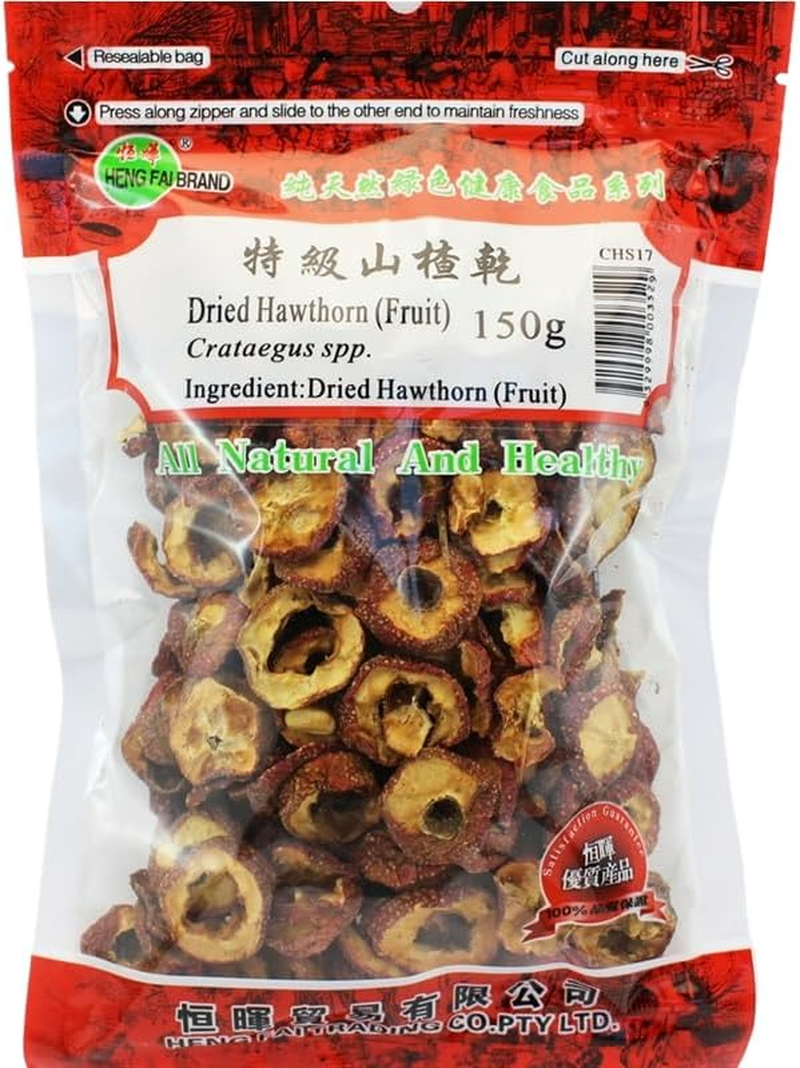 Dried Hawthorn Fruit - Premium Dried Fruit | Rich in Vitamin C and Fibre | Perfect for Tea, Tea Infuser Blends, or Traditional Recipes | Sun-Dried for Quality Freshness | 150G image number 1