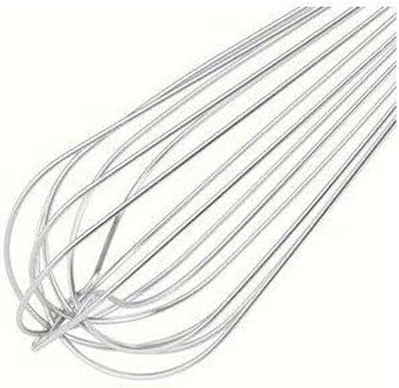 Vogue Stainless Steel 8 Heavy Wires Plastic Sealed Light Whisk, 400 Mm Length image number 2