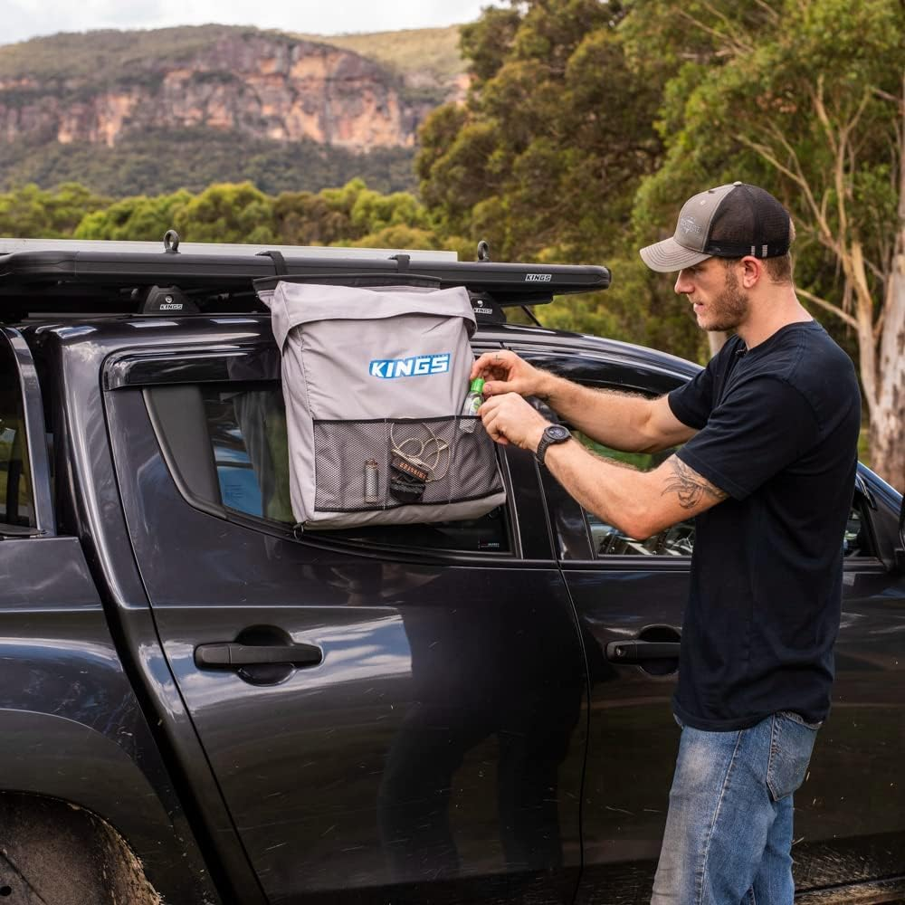 Adventure Kings 4 Universal Storage Bag | Versatile | 280GSM Canvas | 2X Hanging Carabiners | Sail Track Attachment | 2X Quick Release Clips image number 2