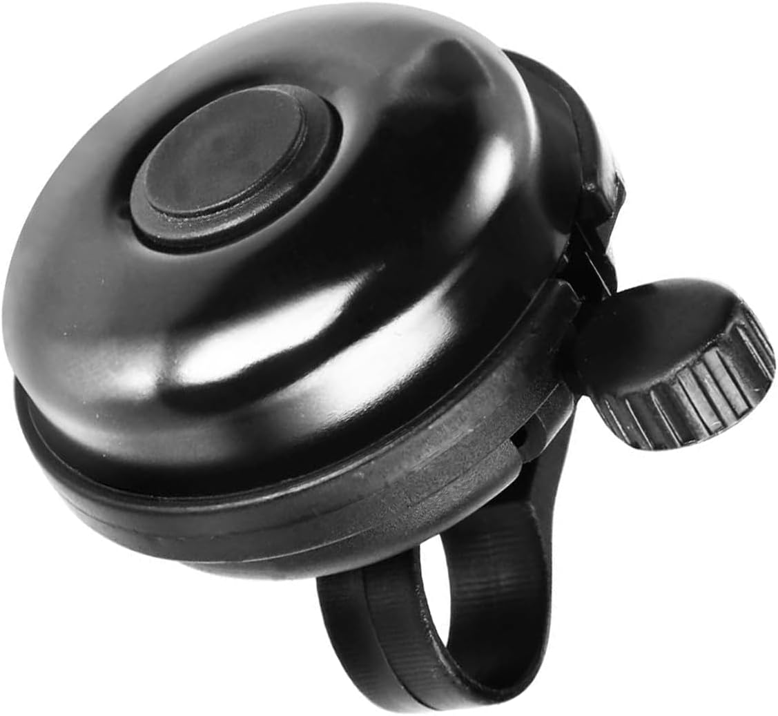 Black Bike Bell, Bicycle Accessories, Kids and Adult Bikes, Easy Installation, Loud Ringing Sound, Anti-Rust and Water Resistant for Mountain Bike, Road Bike image number 3