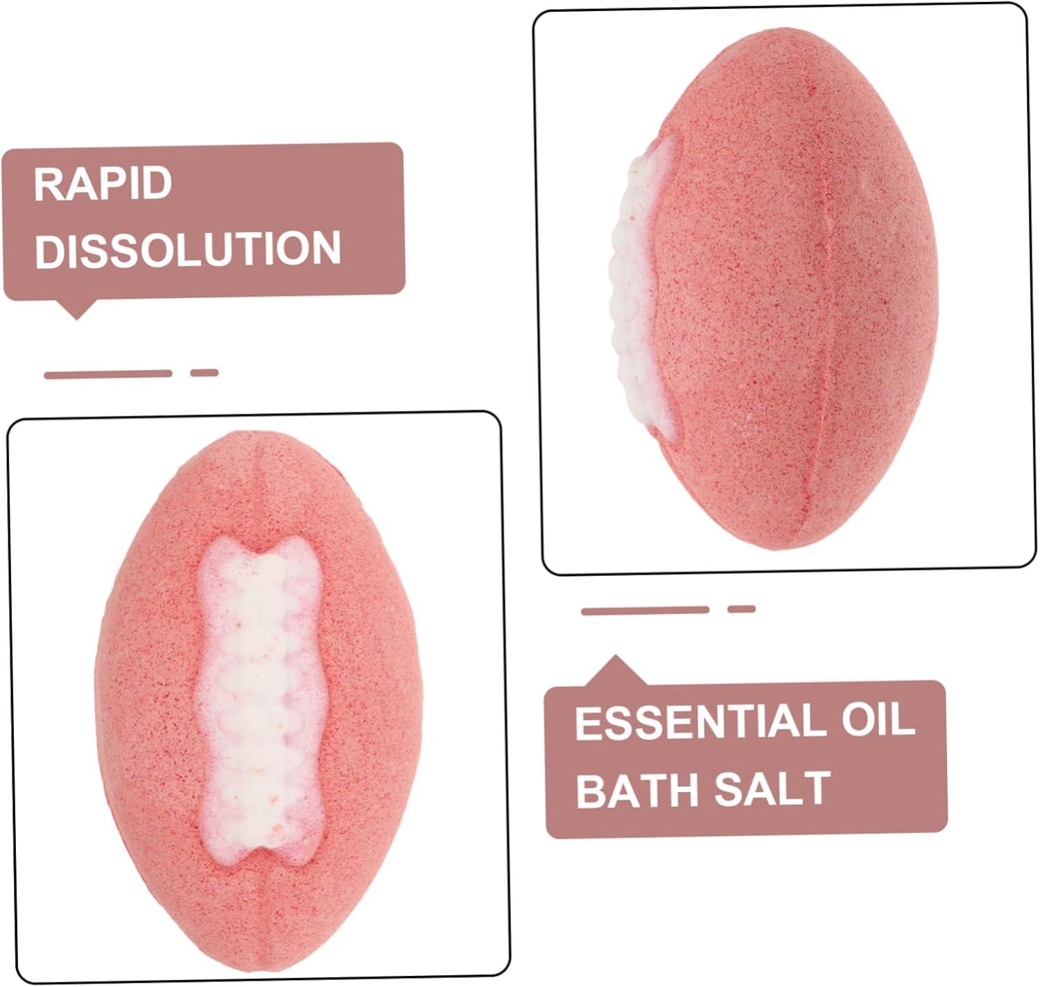 Ipetboom 3Pcs Natural Bathing Salt Himalayan Pink -Friendly Relaxing Bubble Bath image number 5