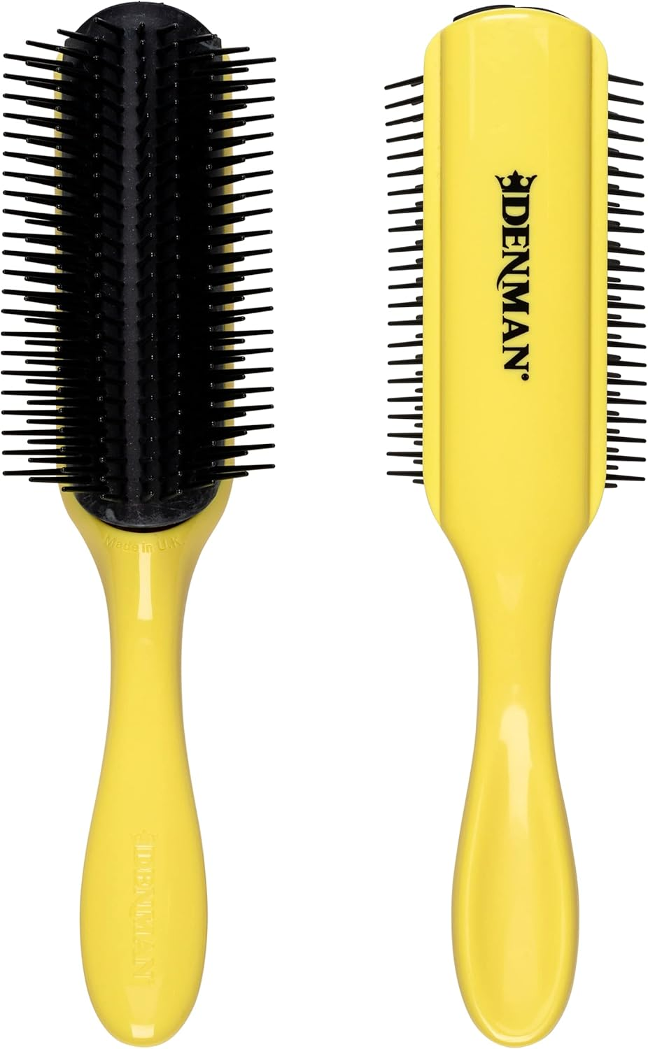 Denman Curly Hair Brush D4 (Cherry Blossom) 9 Row Styling Brush for Styling, Smoothing Longer Hair and Defining Curls - for Women and Men - Pearl image number 7