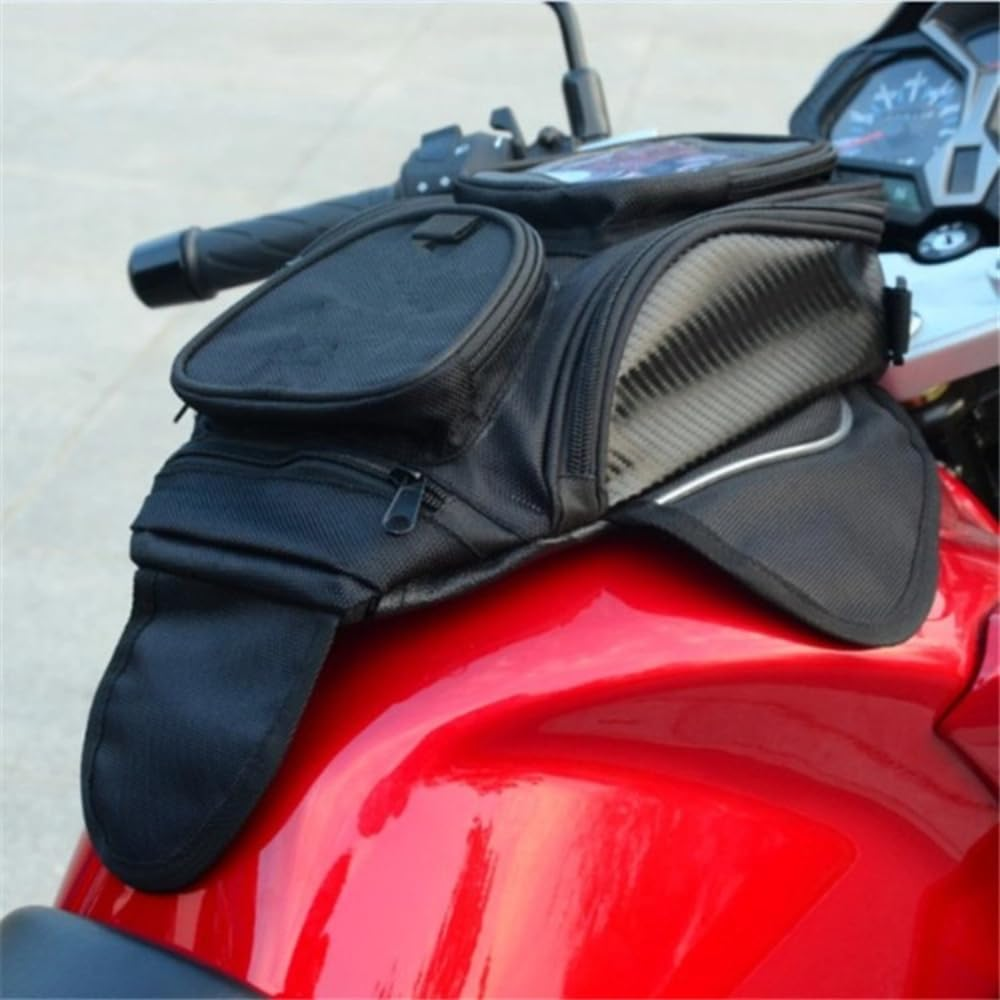 Poemtian Motorcycle Tank Bag Motorcycle Riding Strong Magnetic Waterproof Oil Fuel Tank Bag Universal Waterproof Riding Organizer image number 2