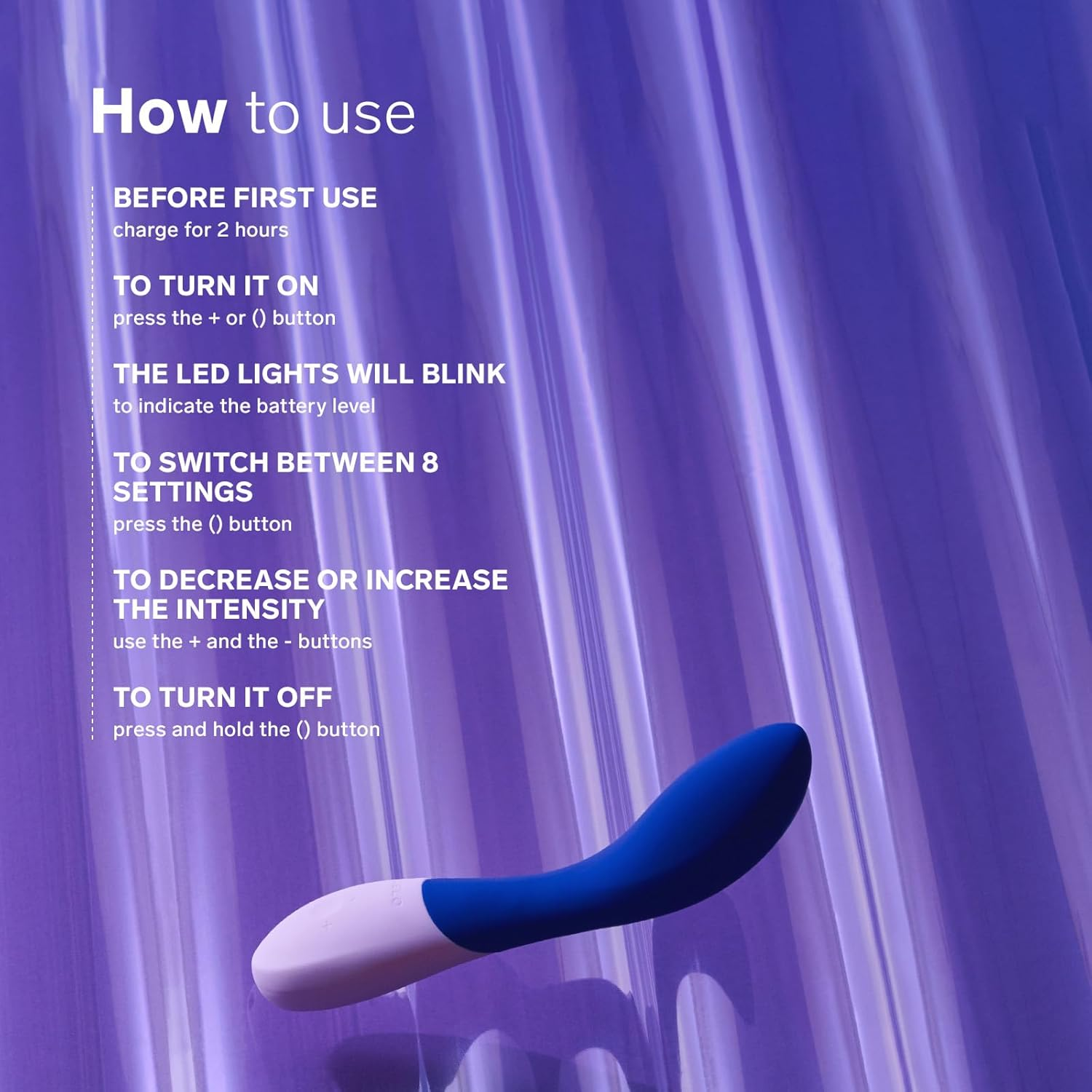 LELO MONA Wave Personal Massager for Women, G Spot Vibrator with Wavemotion Technology, Sex Toy for Women with 12 Vibration Patterns, G Spot Dildo, Female Sex Toy, Adult Toys for Women, Blue