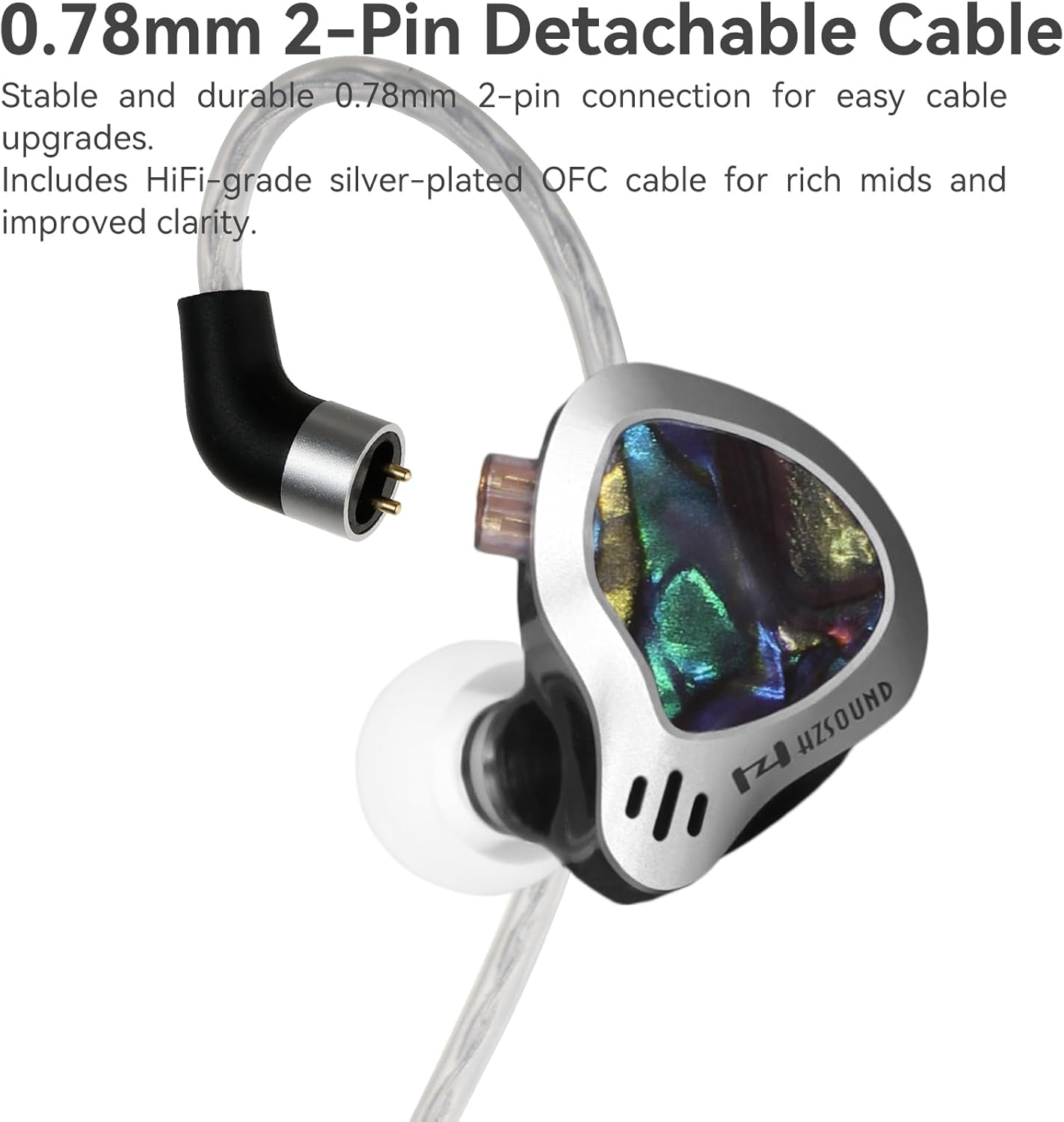 Keephifi HZSOUND Ginkgo In-Ear Headphones with Cable image number 5