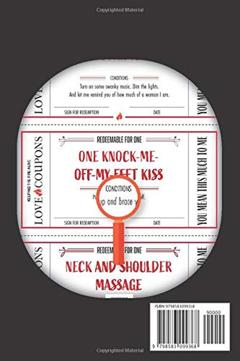 Love Coupons for Him: Lovers Coupon Book | Relationship Voucher Booklet | Keeping the Fire Alive image number 1