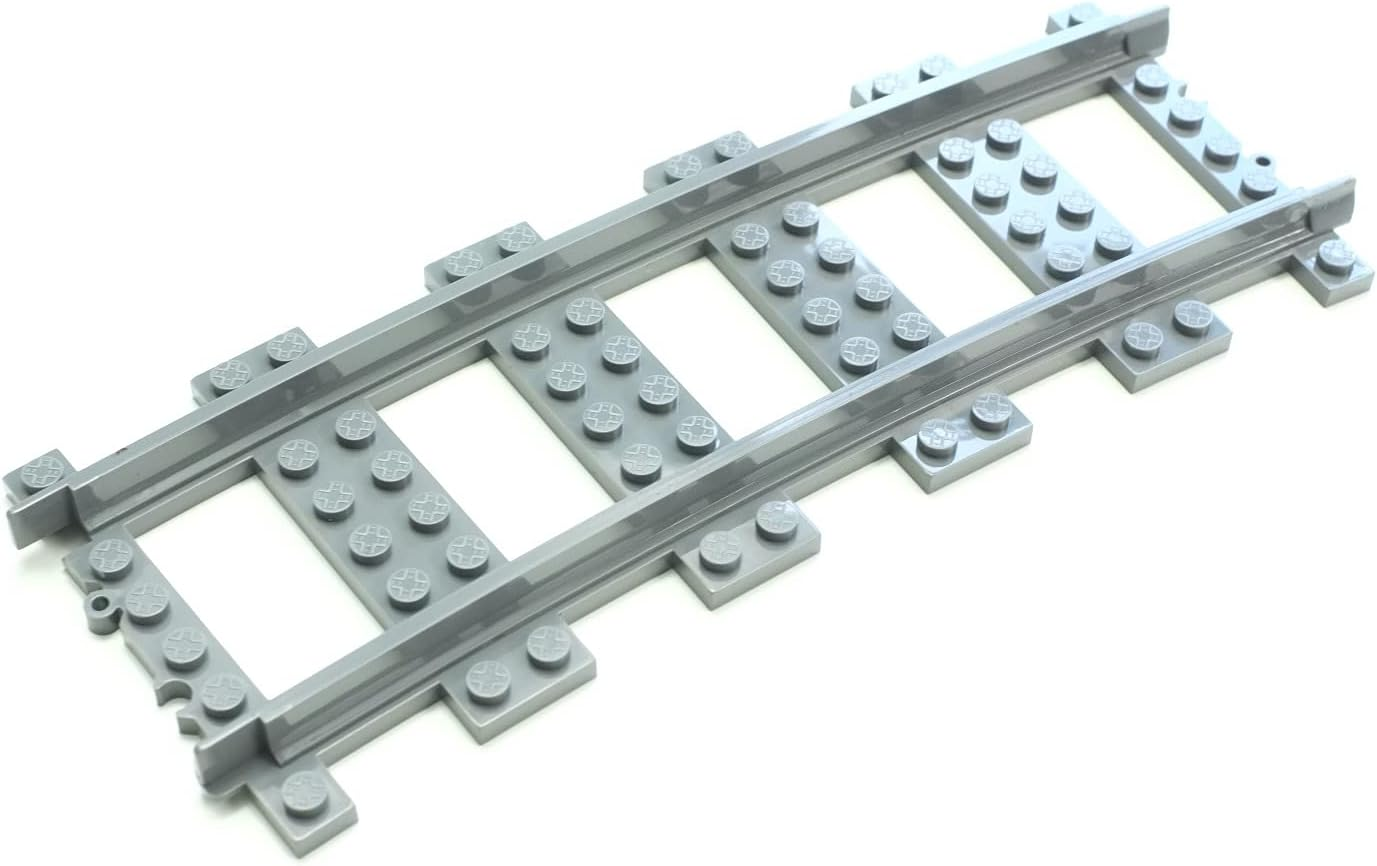 Trixbrix.Eu Curved Tracks R104 Compatible with  City Train Sets 60197 60198 10277 60205 60238 image number 4