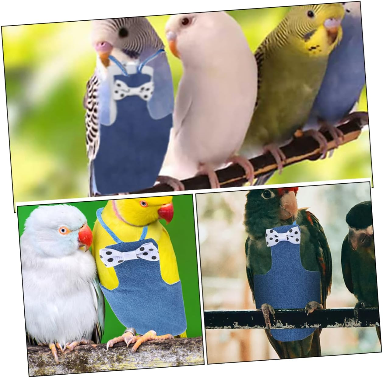 Beavorty Macaw Nappies Bird Flight Suit Diaper Bird Diaper Suit Inner Layer Parrot Clothes image number 2