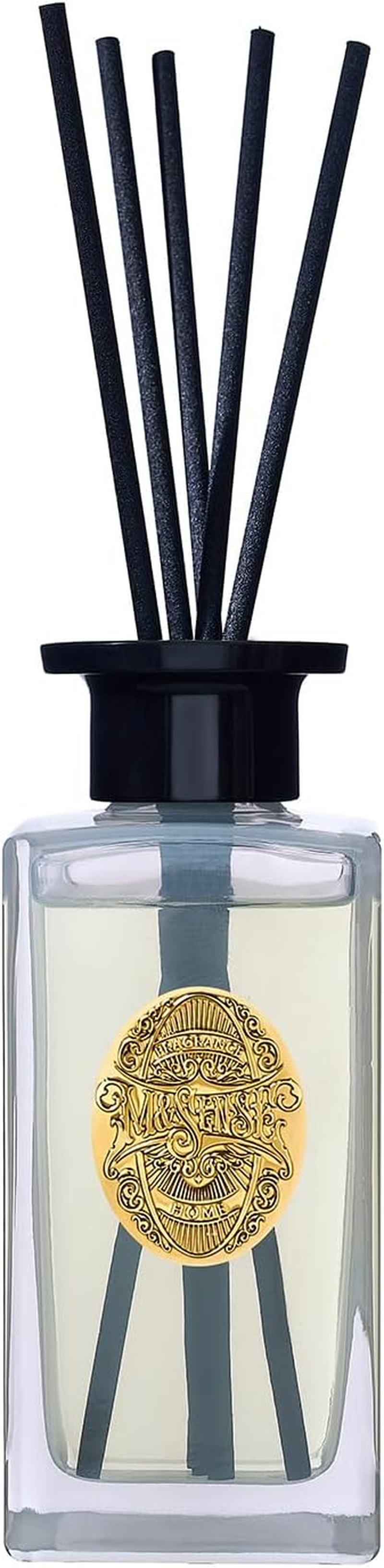 M&SENSE 6.3 Oz Large Reed Diffuser Set,Creamy Vanilla Scent Oil Diffuser with Sticks,Bedroom Bathroom Living Room Decor image number 6