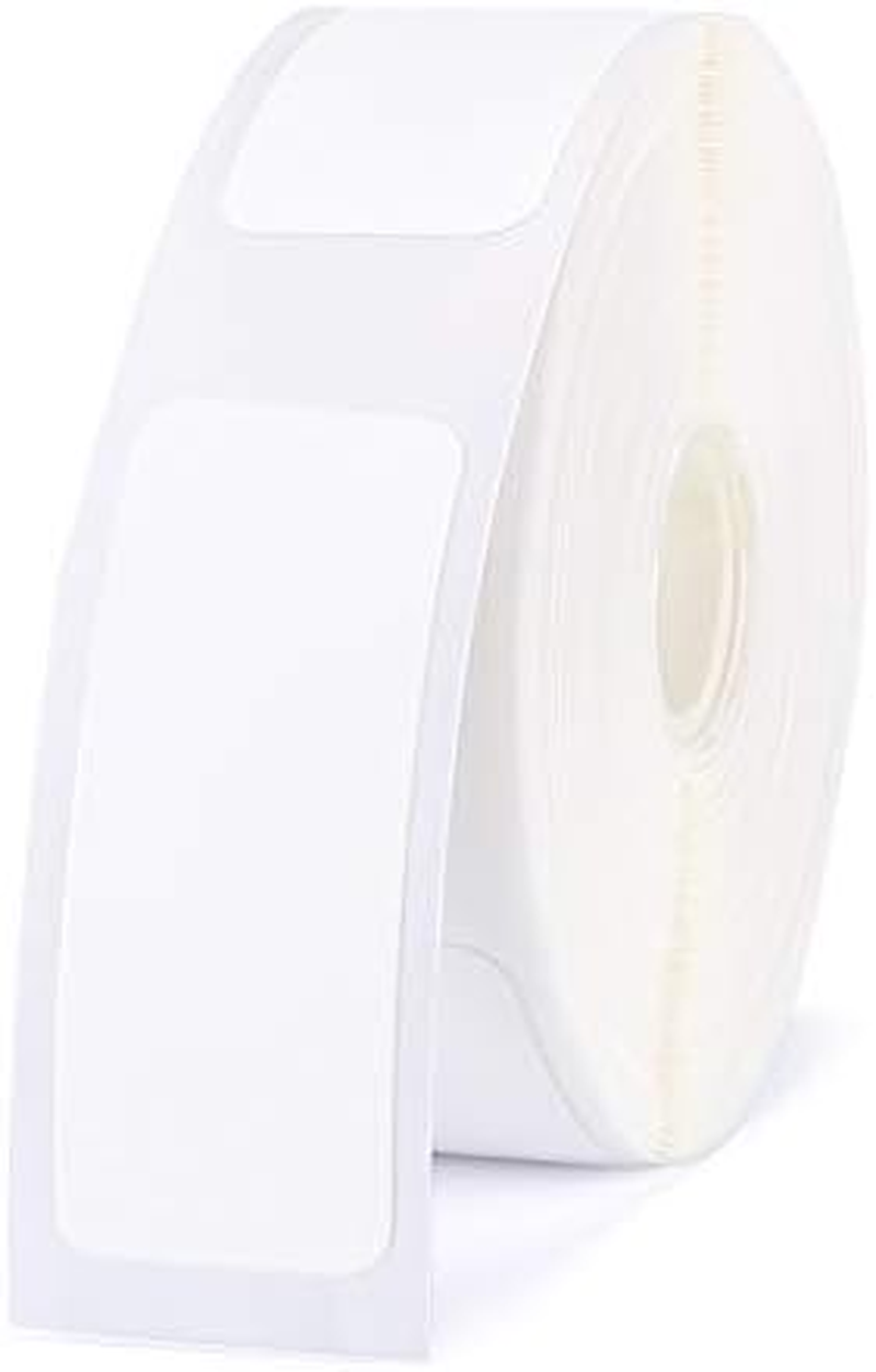 Niimbot Thermal Label Paper 0.5" 12X40Mm-160Pcs for D11 D110 D101 Portable Label Printer (Assorted Colours) (White) image number 1