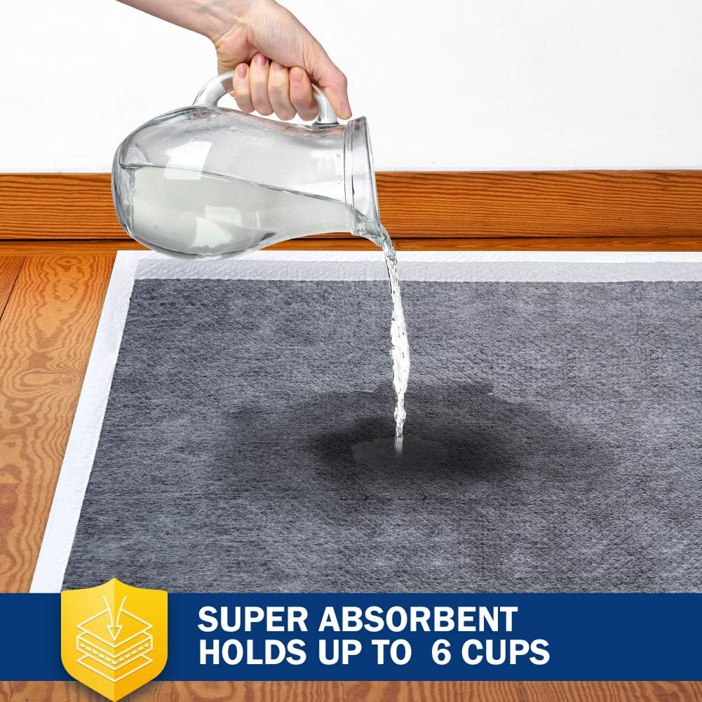 Dono Pet Training Pads Carbon Puppy Pee Wee Toilet Trainer Pads Super Absorbent Deodorizing Heavy Duty Dog Pads Medium 50-Count image number 3