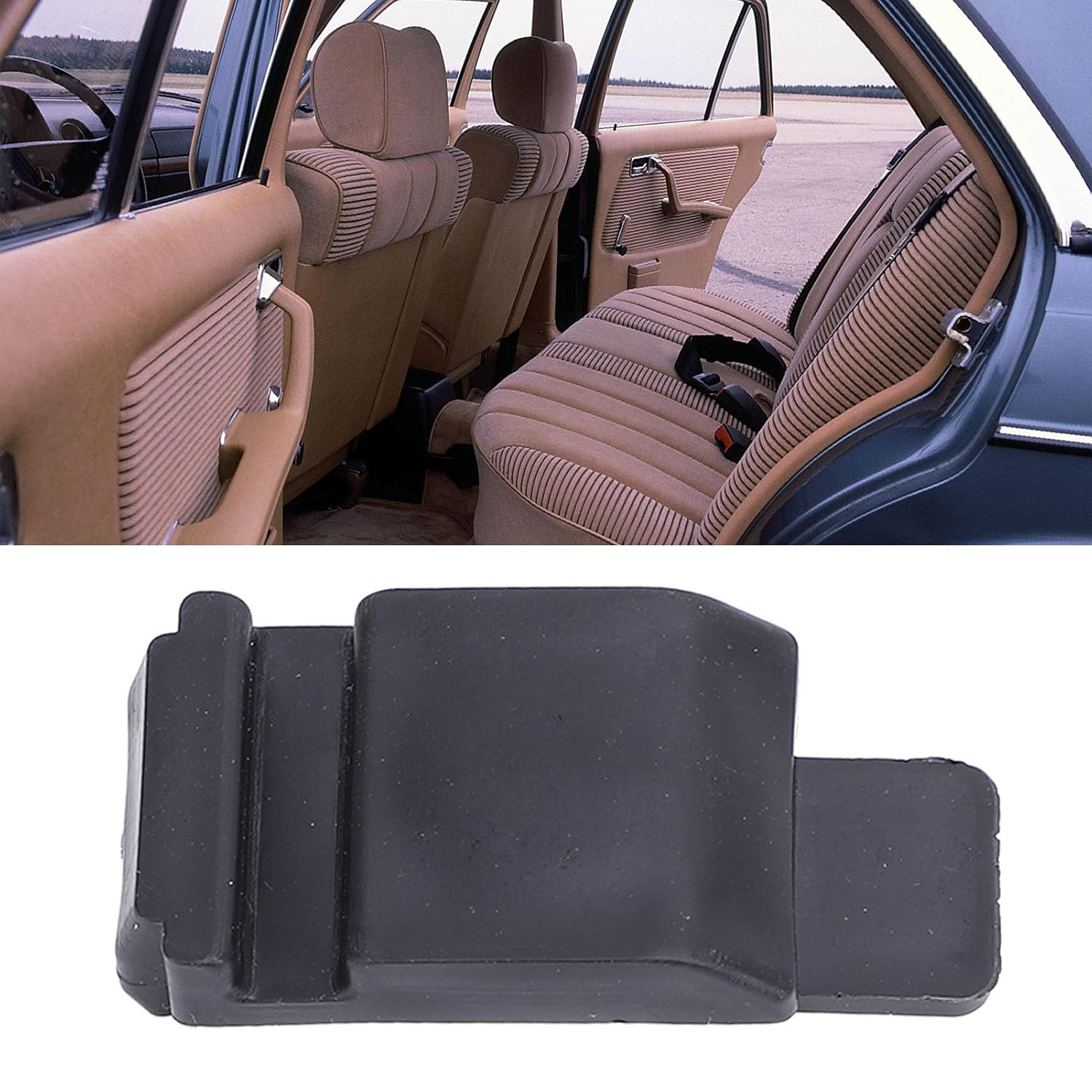 4Pcs Door Lock Striker for W123 1979-1986, Rubber Door Lock Striker Kit Abrasion Resistant Replacement for W126 1979-1991 image number 5
