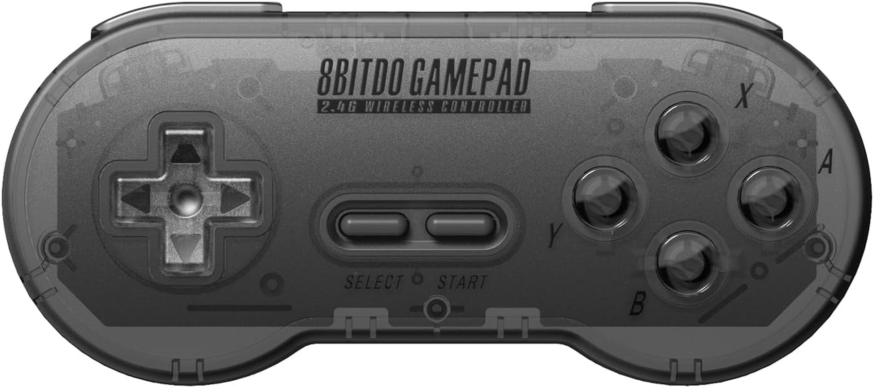 8Bitdo Sn30 2.4G Wireless Gamepad for Original Snes/Sfc (Transparent Edition) - Super NES image number 1