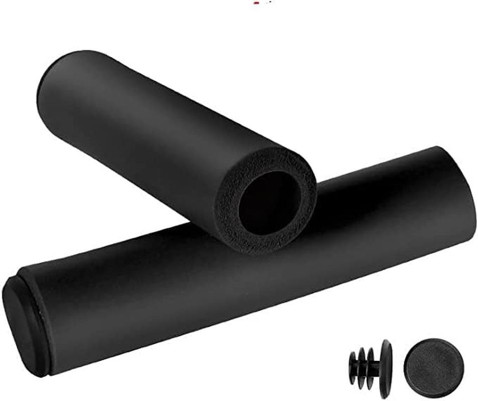 Silicone Bicycle Handlebar Grips, Comfortable MTB Non-Slip Sponge Handle Grips image number 3