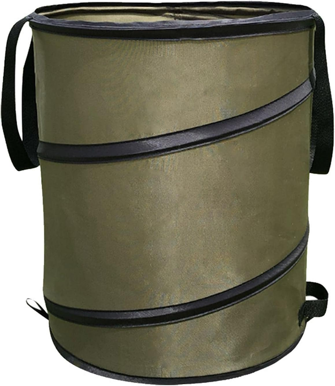 Yard Waste Bag,Gardening Bag,10 Gallon Garden Leaf Bags, Pop-Up Trash Can/Recycle Bin, Release Buckle Home Leaf Container Collapsible Trash Can,Reusable Garden Waste Bag, Camping Recycling Bin image number 6