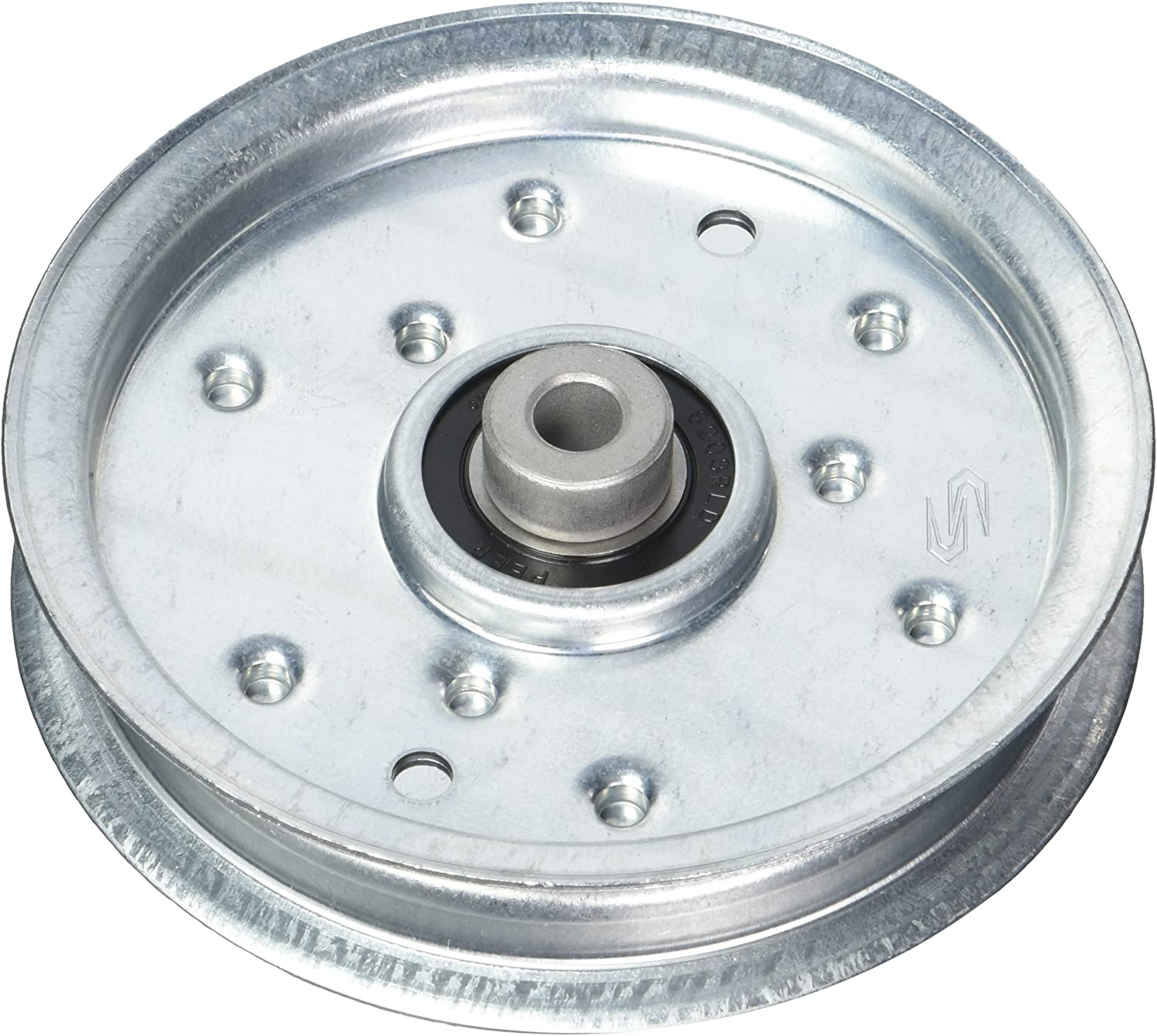 Maxpower 332511B Flat Idler Pulley for MTD, Cub Cadet, Troy-Bilt, Replaces OEM No. 956-04129, 753-08171, 756-04129, Silver image number 2