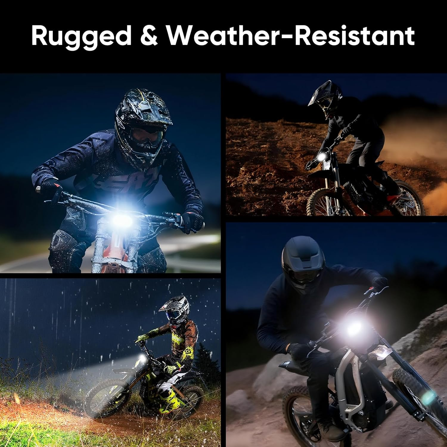 Dirt Bike Headlight Kit Compatible with Surron, Talaria Sting R MX4, Segway X260, 20W 6000-6500K LED Light Bar Accessories with Harness Adapter, Blue Light Switch & Mounting Bracket Parts