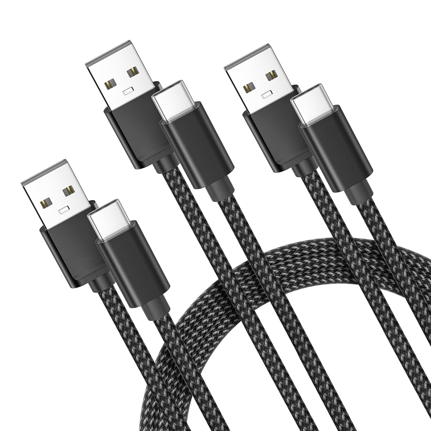 Basesailor for Iphone 17 16 Pro Charging Cable 3Pack 1/2/3M,USB to USB Type C Charger Cord for Apple 15 Max,Ipad 10 10Th,Mini 6 6Th 7 7Th,Air 4 4Th 5 5Th Generation,Samsung Galaxy S25 S24 Plus,Z Flip