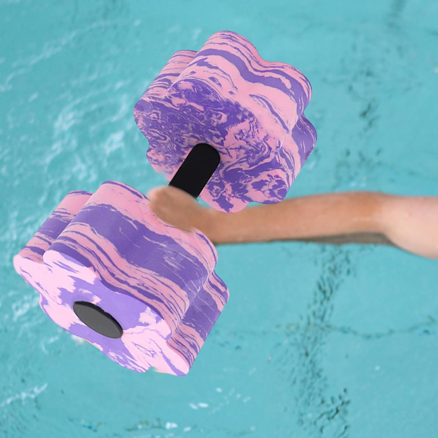 Fitness Barbells for Water - Lightweight Exercise Dumbbells | Reusable Training Supplies, Portable Workouts Equipment for Men, Women image number 2