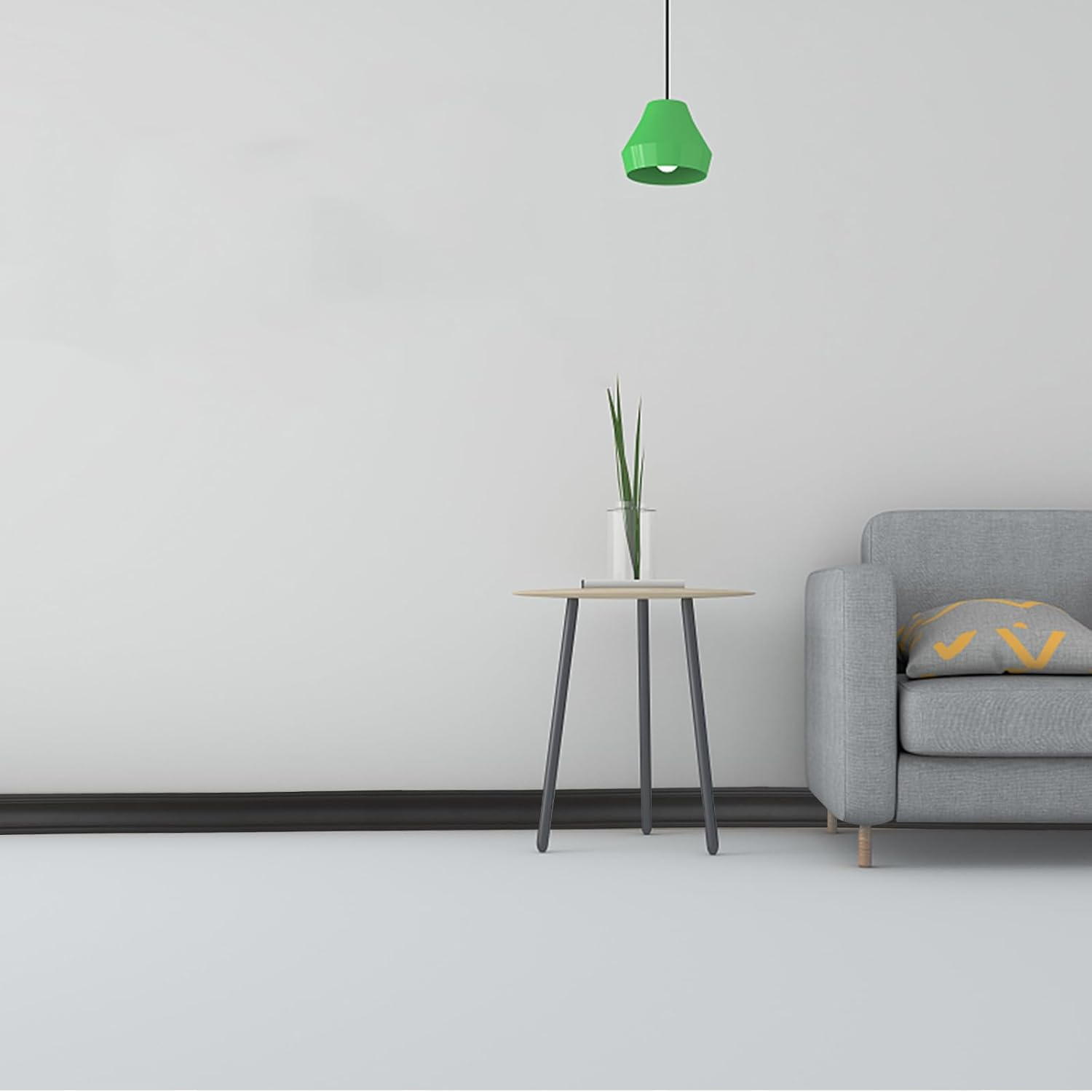 10 Ft Flexible Trim Caulk Strip,Peel and Stick Trim Molding,Floor Molding Trim,Self Adhesive Caulk Strip for Corners,Cabinet Edges,Ceiling Edges,Tile Edges (Black) image number 2