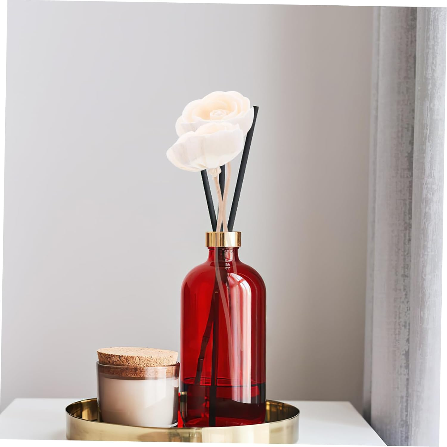 DOITOOL 40Pcs Aromatic Dried Flower Diffuser Sticks for Home Office Spa Scent Diffuser Sticks Essential Oil Aroma for Home Fragrance image number 6