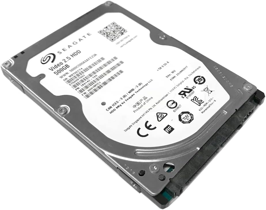 Seagate ST500VT000 Internal Hard Drive 500 GB (6.35 Cm (2.5 Inch) 5400 RPM SATA Black