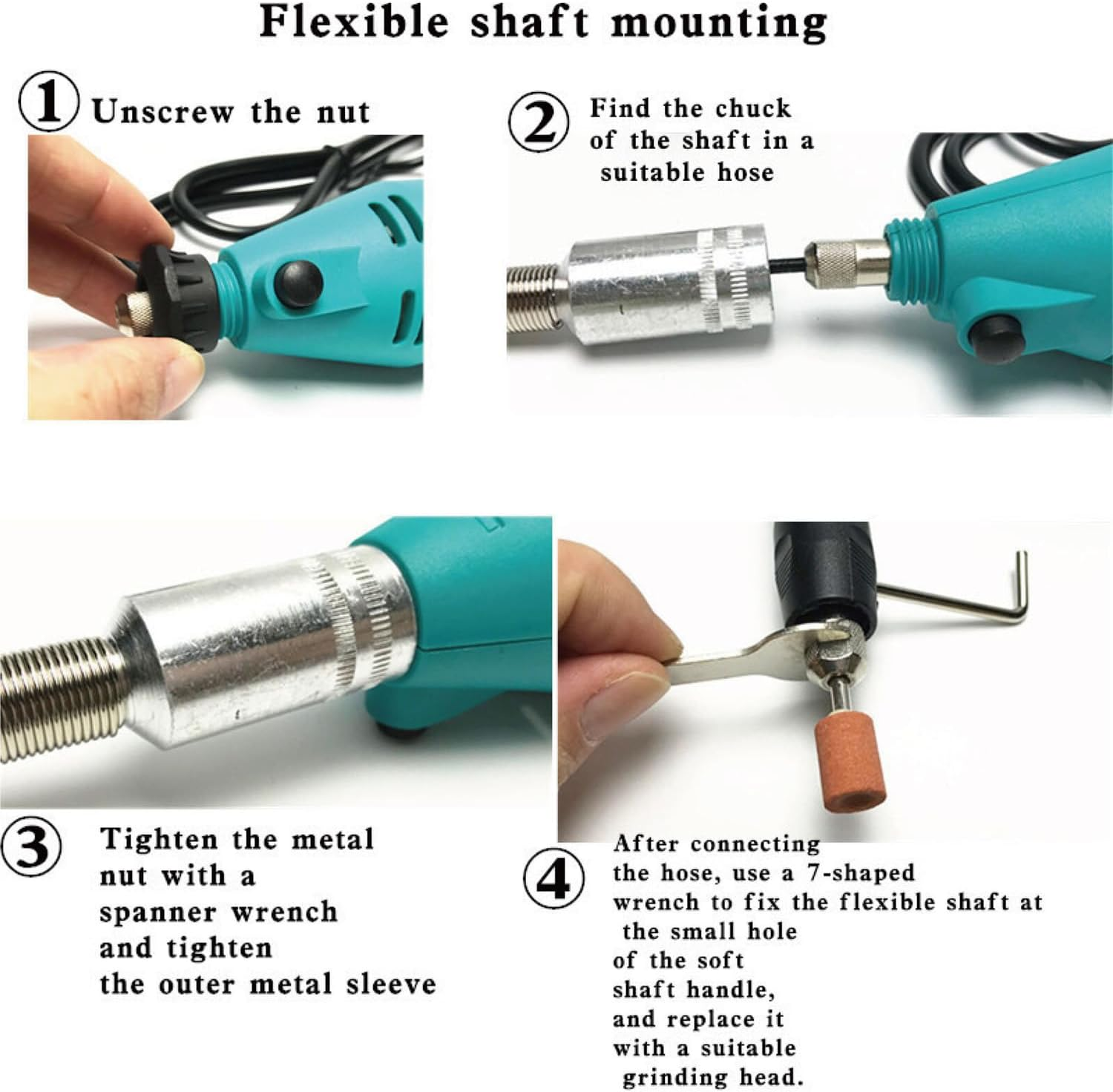 Leona Co 388 Piece Corded Power Rotary Tool Kit Set. Multi Tool with Dremel Compatible Bit Accessories. Drill, Cut, Trim, Grind & Sand in DIY Repairs, Hobbies & Craftwork image number 2