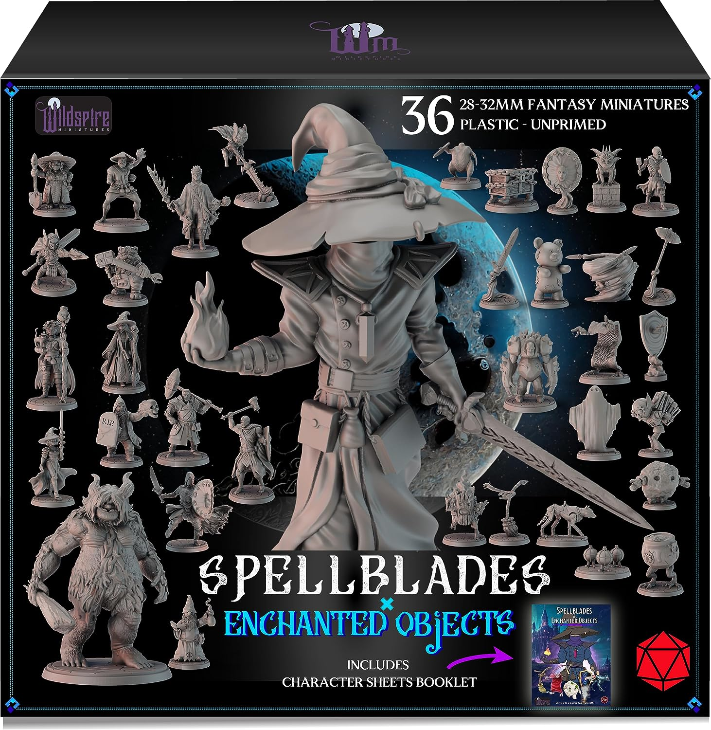 Wildspire 36 Spellblades & Enchanted Objects - Characters & Animated Objects for DND Miniatures 28Mm Dungeons & Dragons Miniatures Bulk D&D Miniatures DND Minis DND Figures Fantasy Spell Effects image number 4