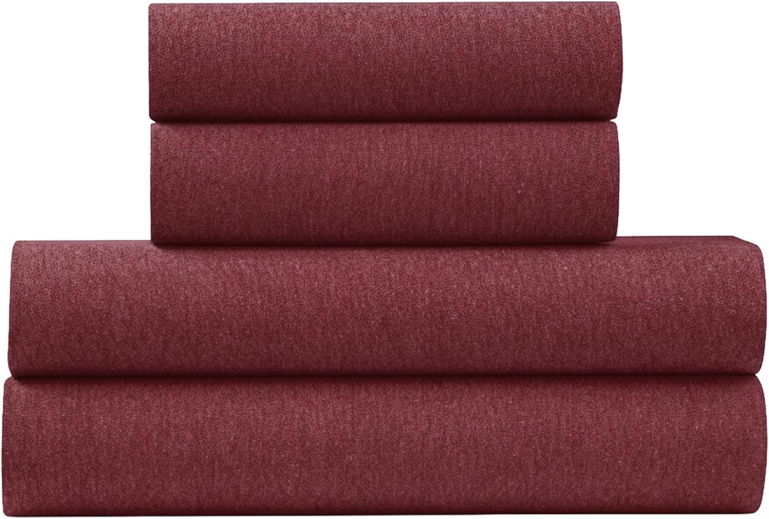 U.S. Polo Assn. All Season, Soft and Cozy T-Shirt Material, 1800 Thread Count 4-Piece Heather Jersey Sheet Set